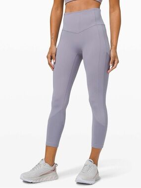 Lululemon All The Right Places Crop II 23" Peri Purple Size 10 (Like new!)